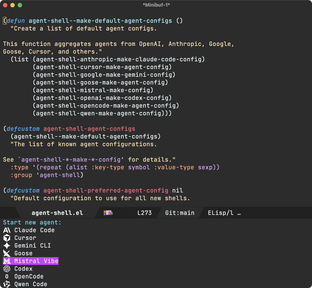 Hey <a href="/lobehub/">LobeHub</a> Thanks for the lovely icons!
agent-shell looks great with them. github.com/xenodium/agent…