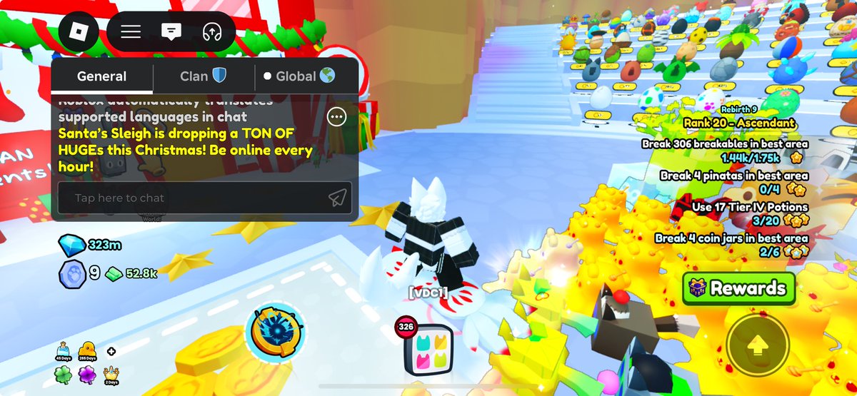 Oh yeah? Then why was I on for a whole hour and Santa never came ⁦<a href="/chickenputty/">Adam</a>⁩ fix