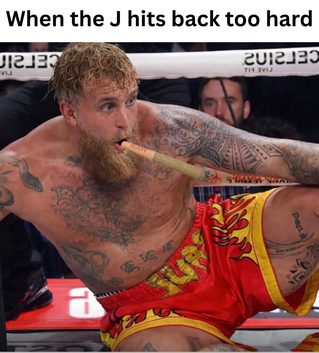 Sometimes the joint just hits that hard😳🤣