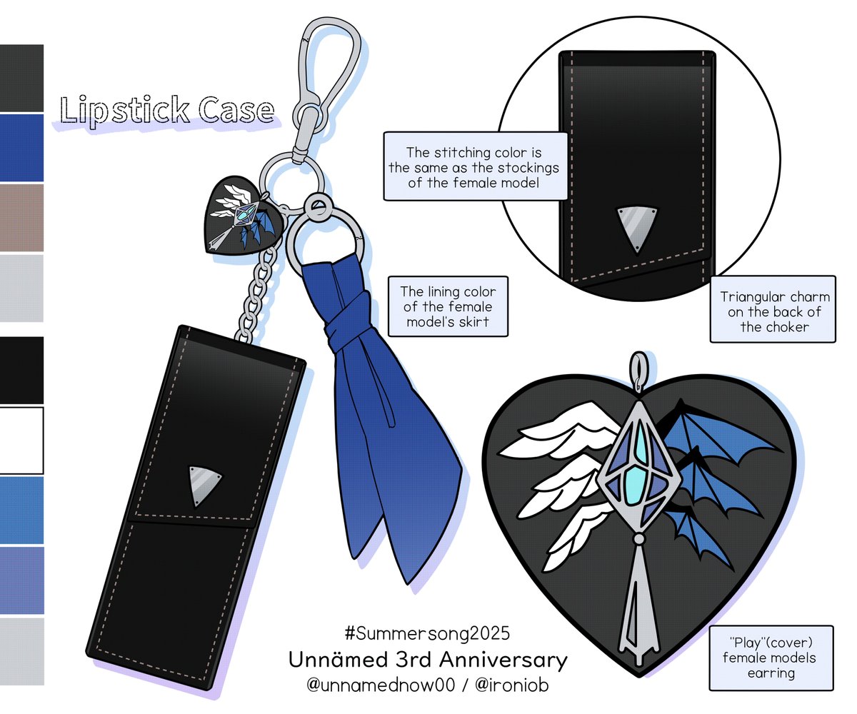 Unnämed様の『リップスティックケース』のデザインを担当致しました💄
「日常使いできるように」というUさんの思いが詰まったグッズになっています。
I had the honor of designing Unnämed's ‘Lipstick Case’ 💄This item is filled with they wish for it to be ”can use every day”
#dear_u_san