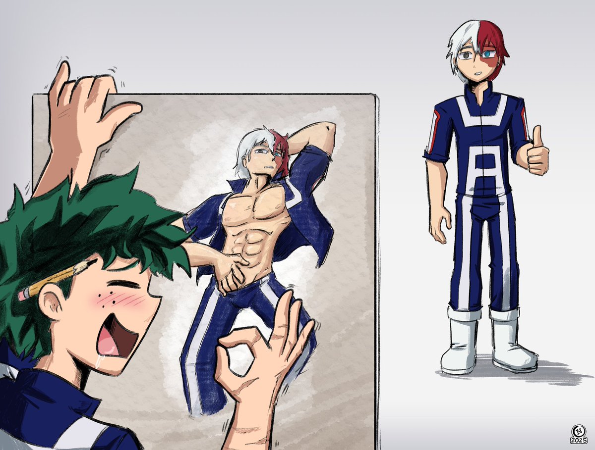 Nanus360's tweet image. Feliz navidad 🎄🎁 para @illialux_art !!
Me tocó ser su amigo secreto y la verdad me divertí dibujando esto jiji