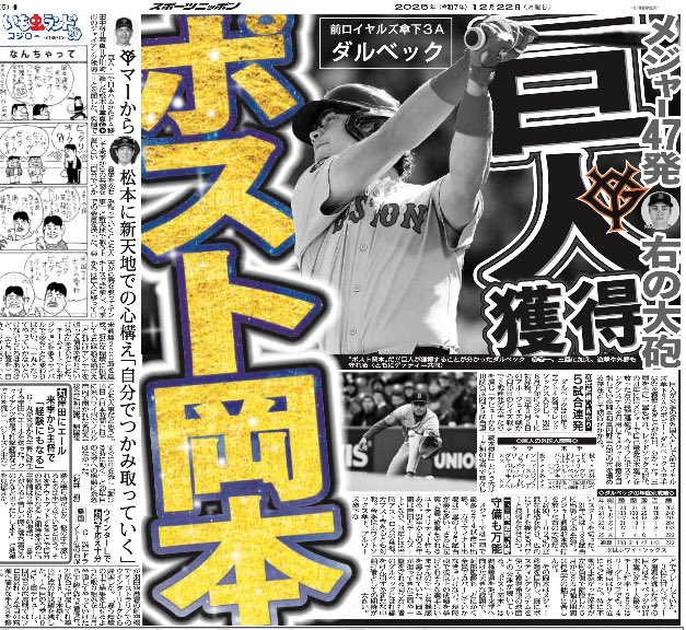 スポーツニッポン新聞社（スポニチ）【公式】 (@sponichiannex