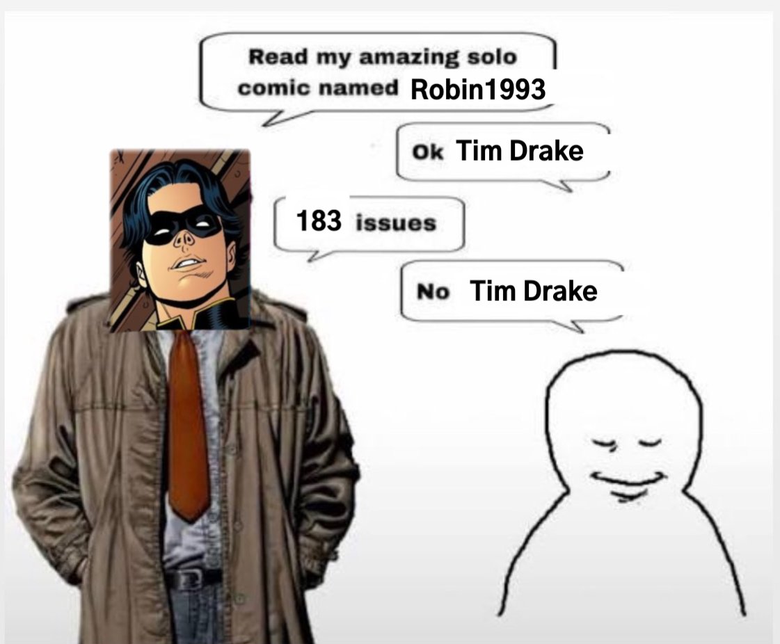 TDrakeOff's tweet image. Everyone get more tim drake