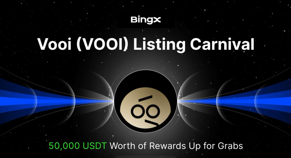 edache_01's tweet photo. #Ethereum gas fees have been calm lately and traders are hunting fresh plays. I just noticed the Vooi VOOI listing carnival on BingX with 50,000 USDT in rewards. New listings always bring energy. Are you jumping in early or watching first? #VOOI #CryptoListing #BingX #Altcoins #CryptoNews