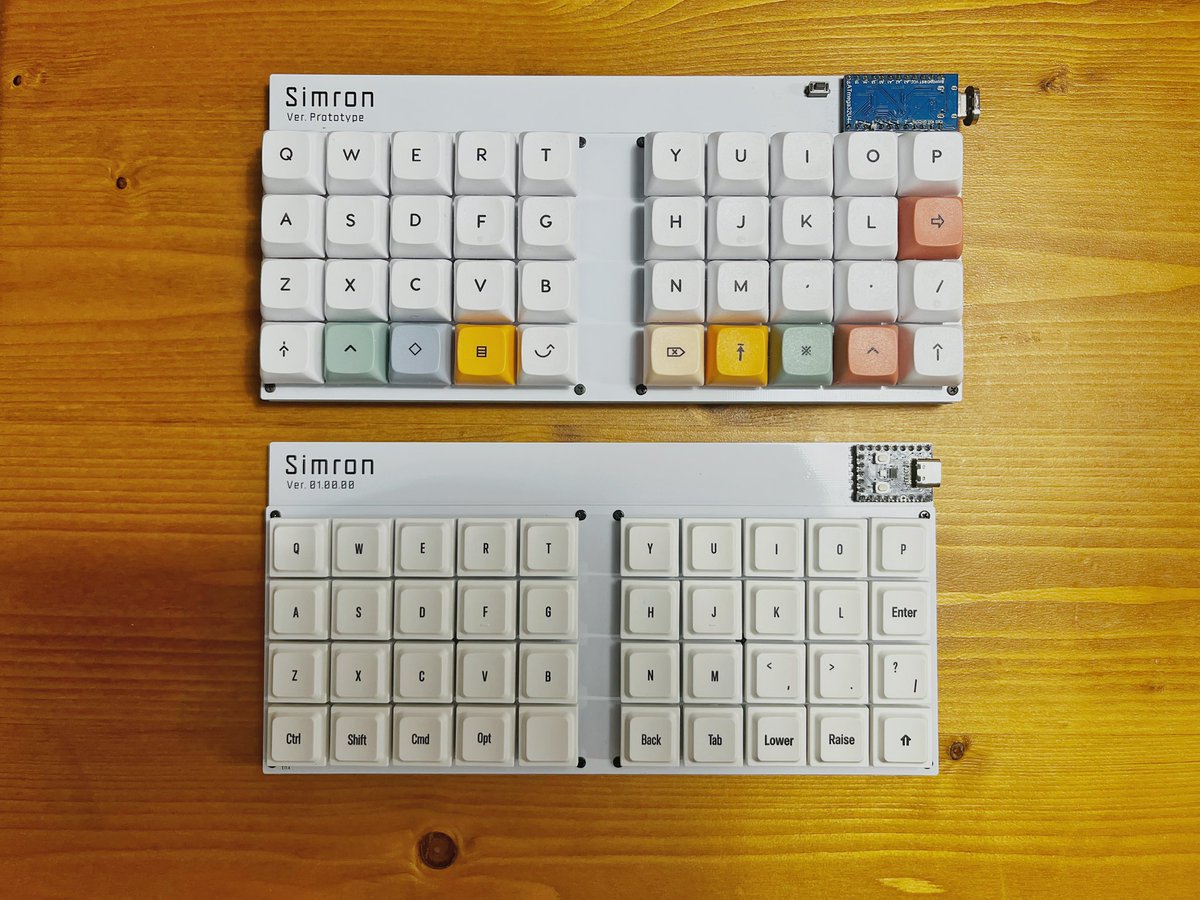 rorin_blog's tweet photo. 昨晩はたくさんの方に自分のキーボードを見ていただけて嬉しかった。
望んだところまで開発したけれど、そこからまだ色々とやってみたいことが増えてくる。
これが沼か…。底が見えない。 https://t.co/I2BcwUdw5x