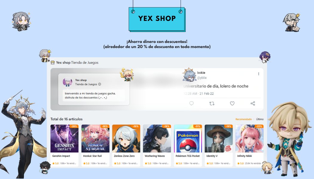 yex 🍹 #hsrpilot wuwa/genshin 🎆 tweet media