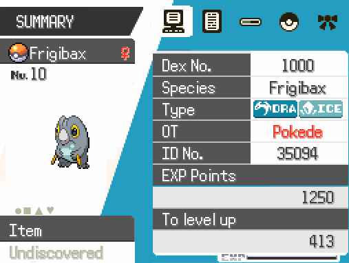🎄✨ Holiday Gift in Pokémon Gadir Deluxe! ✨🎄

From December 22, 2025 to January 7, 2026, you can redeem a FREE Frigibax in-game 🎁🐉

🎫 Code: "N4V1D4D"
⏰ Available for a limited time only!
Don’t miss it and enjoy the holidays in the Gadir Region!
