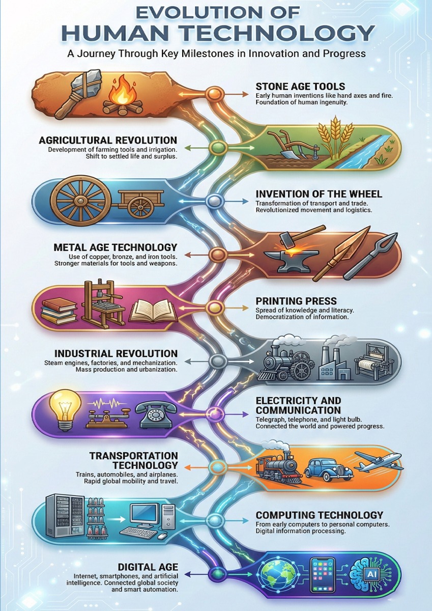 cooltechtipz's tweet image. The evolution of technology.