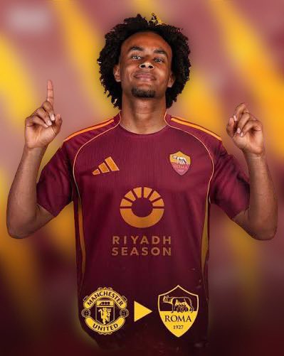 Q8Romano's tweet image. 🔸 ++ DAZN قبل قليل ++ 

✨ روما حسم صفقة جوشوا زيركزي .