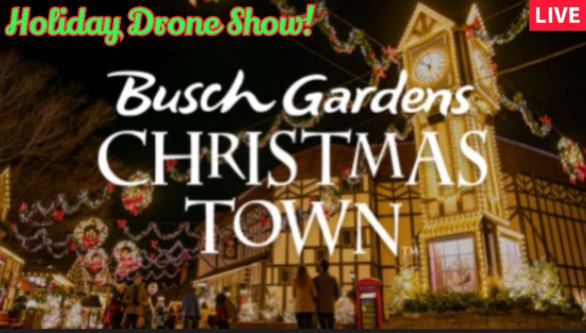 🔴LIVE: BUSCH GARDENS Tampa Bay! Christmas Town &amp; New Holiday Drone Show!... youtube.com/live/or7ghX12I… via <a href="/YouTube/">YouTube</a> #buschgardens #bgtb #tampa #themeparks #droneshow #livestream #christmastown #christmas