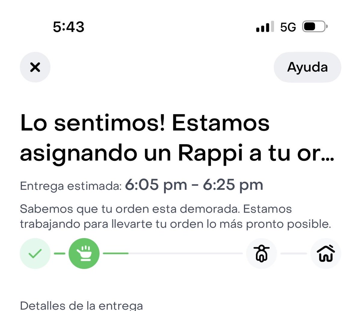 niilato's tweet photo. @RappiColombia 3 horas con un pedido y no permite cancelarlo. Que hacer? https://t.co/WUjiAYQN8u