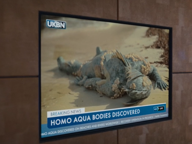 imagine just going back to normal life after fish people came out the waters and threw plastic back at you before dying