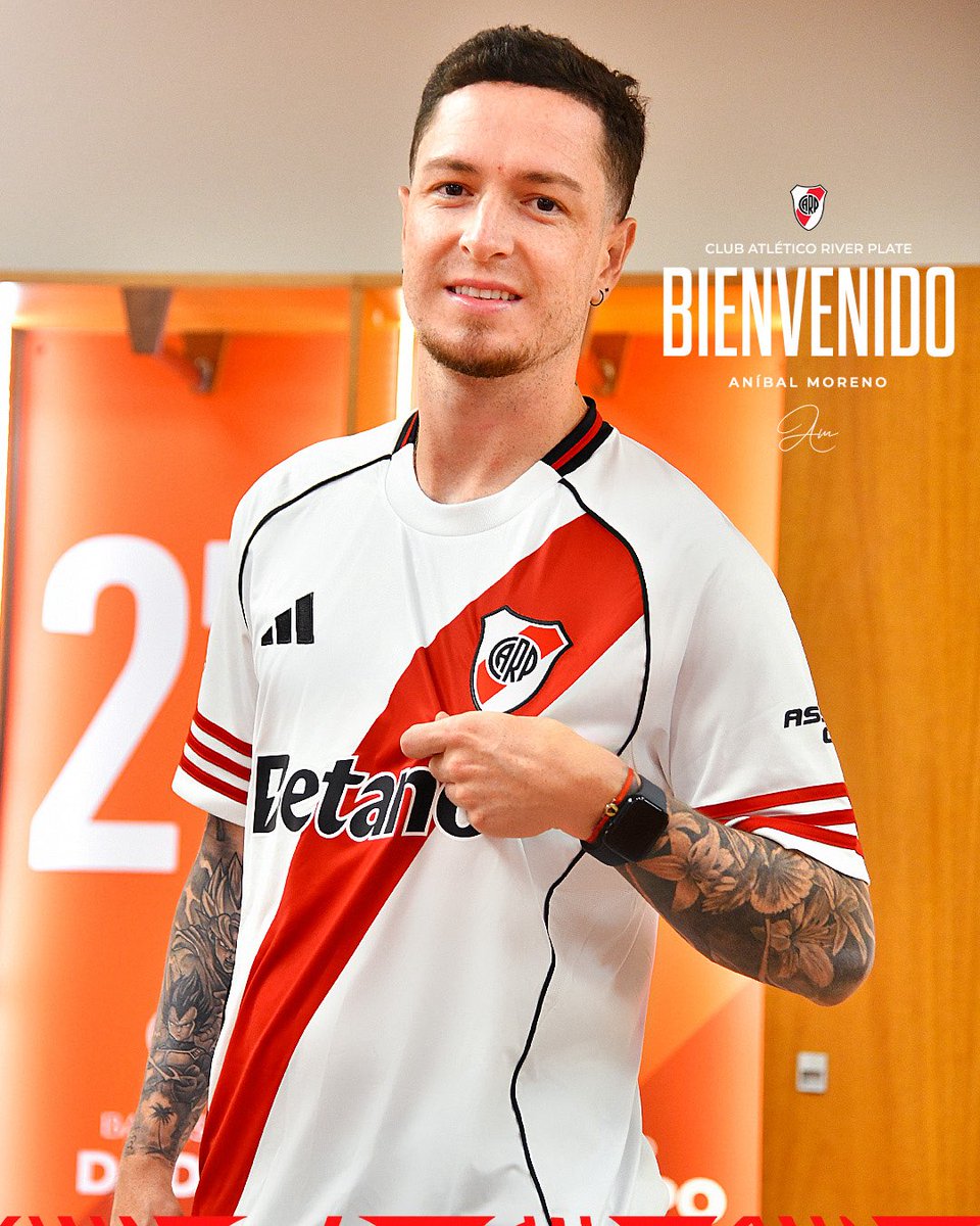 Bienvenido a la familia riverplatense, Aníbal 🤍❤️🤍