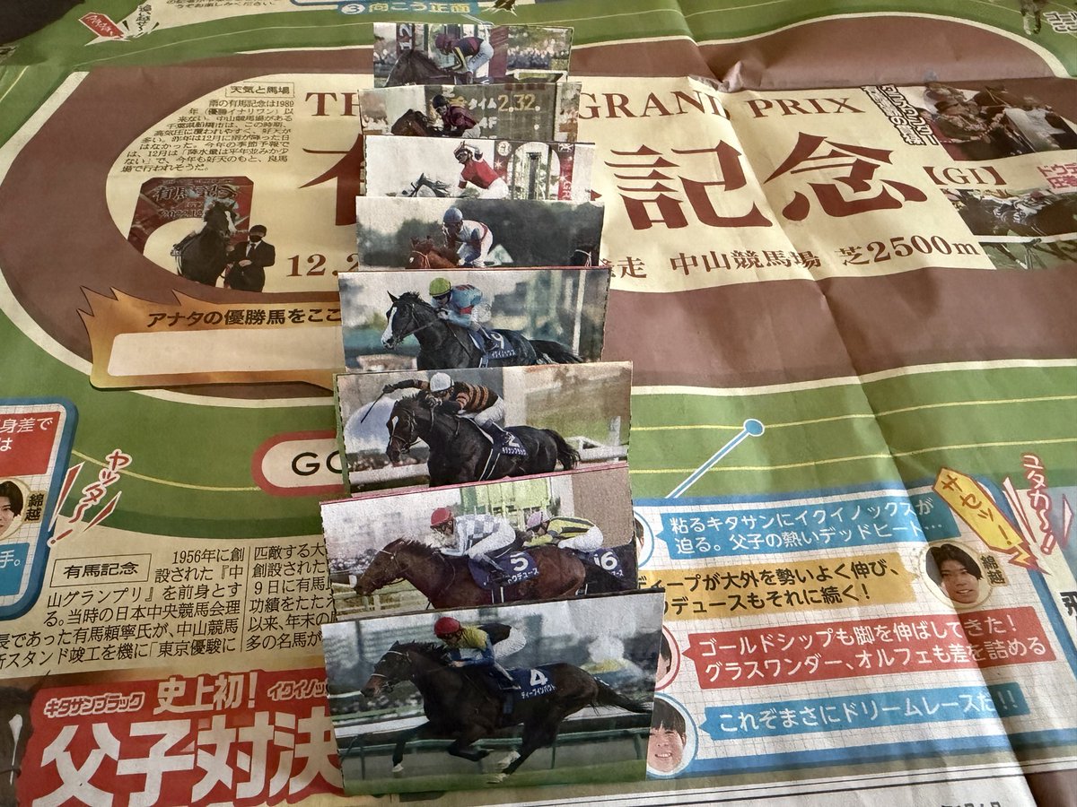 本気のタラレバ！有馬記念展開予想 私の予想は🏇 オールスター8頭