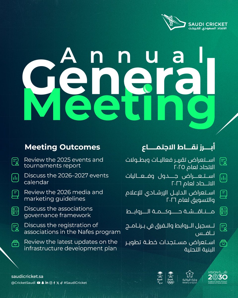 الاتحاد السعودي للكريكت | Saudi Cricket tweet media