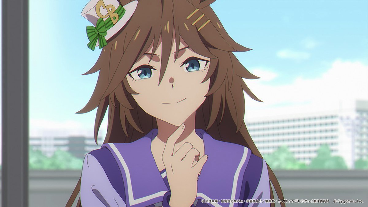 umamusu_animeCG's tweet image. 🔎アニメ #シングレ キャラ紹介🔎

ミスターシービー（CV：#天海由梨奈）
￣￣￣￣￣￣￣￣￣￣￣￣￣￣￣￣￣
史上三人目の三冠ウマ娘。
陽気な性格のなかに不思議なカリスマ性を感じさせる実力者。
自由なレースの世界を愛し、型にはまらない破天荒なレースを繰り広げてきた。…