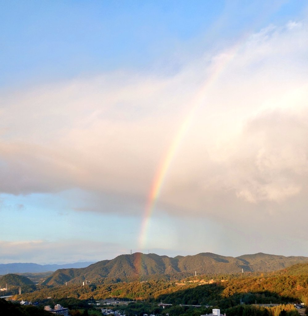 〈虹の架け橋🌈〉

今年のお仕事も今週で終わりますね…😰

何かとても1年が早かった気がするなぁ…😣

やれた事、やれなかった事

自分なりには不満足な1年になった気がします…😢

でも、新たな幸福につながる1年だったかな…😅

未来、希望へのつながりの象徴、虹の架け橋🌈

今日も頑張るニャ〜😹