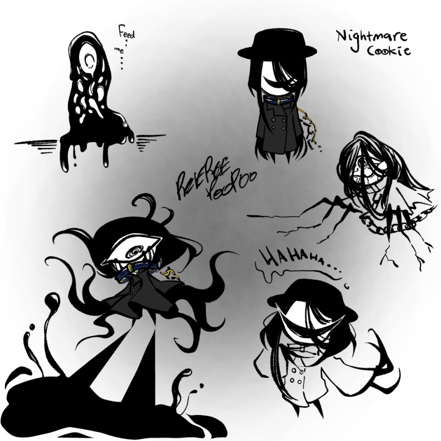katypiller's tweet photo. ever since the nov update for crob I was thinking about it. since dreamjelly is made of happy memories, what happens when unhappy memories that need to be forgotten group together..?

#cookierun #cookierunovenbreak #cookierunoc #ocart https://t.co/GPXDlKlnHd