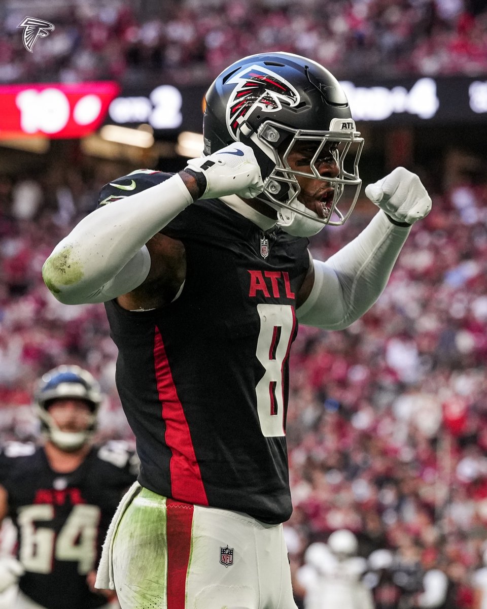 AtlantaFalcons's tweet image. The most receiving yards over a four-game span by a TE in franchise history:

💪 @kylepitts__