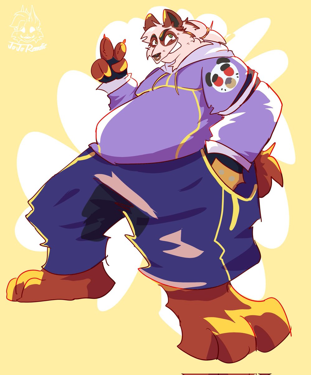 Insanely cool posing panda is being . . . well, insanely cool !

Thank you so much for this, <a href="/JoJoRendic/">JoJoRendic✨ Commission open✨ SAFE2026</a> !