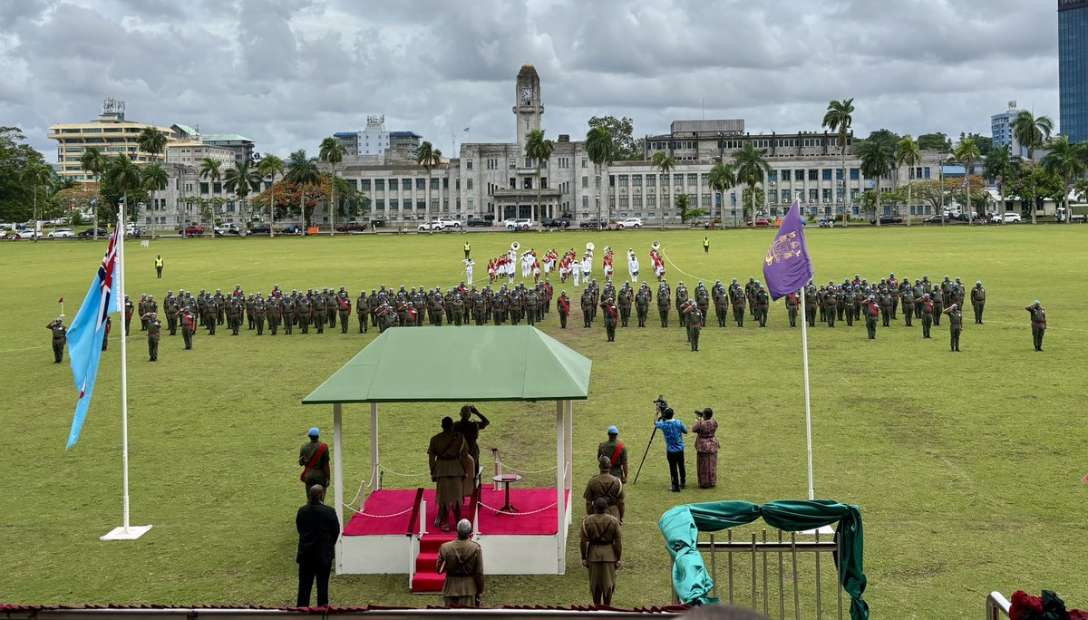 GermanyPacific's tweet photo. Attending today’s commemoration of the withdrawal of the United Nations Assistance Mission for Iraq (#UNAMI) in Suva, honouring Fiji’s long-standing contribution to UN peacekeeping, international security.
🇩🇪🇺🇳🇫🇯 #Peacekeeping #UN #Fiji #Multilateralism #InternationalSolidarity https://t.co/l9HsendfJE