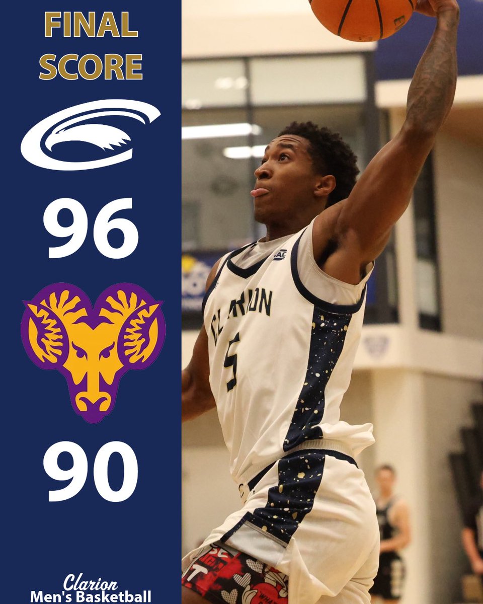 Clarion University Men's Basketball tweet media