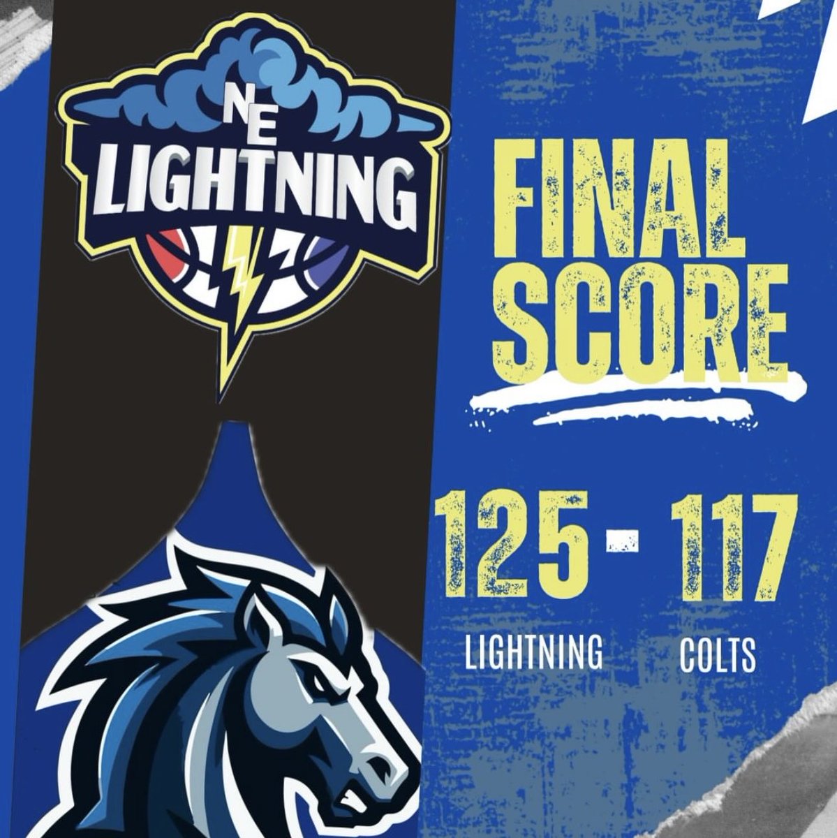 lightning_aba's tweet photo. The Lightning defeated the Hartford Colts this afternoon in Pawtucket RI. The team remains undefeated this season with a record of 8-0. https://t.co/oUiKm5DCTJ
