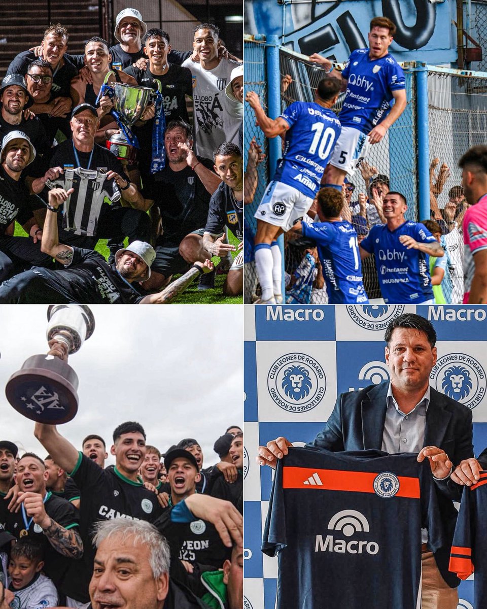 dataref_ar's tweet image. 🇦🇷📈 Estos son TODOS los equipos que lograron ASCENDER a las principales categorías del fútbol argentino:

◉ Ascenso a PRIMERA DIVISIÓN: Gimnasia de Mendoza y Estudiantes de Río Cuarto.
◉ Ascenso a PRIMERA NACIONAL: Ciudad de Bolívar, Atlético Rafaela, Midland y Acassuso.
◉…