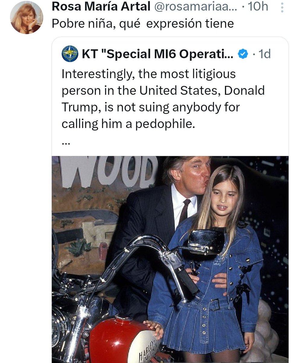 Ganz ehrlich, mir wird übel bei solchen Manipulationen.
Linke posten bewusst ein Foto von Donald Trump mit einem Kind und tun so, als ginge es um irgendetwas Perverses.
Fakt ist: Das Mädchen ist seine Tochter Ivanka.
Das Foto stammt aus dem Jahr 1993, von der Eröffnung des