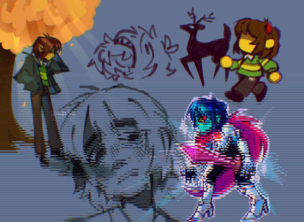 wumpa_tea's tweet photo. Kris maxxing #deltarune https://t.co/yD426KEHFS