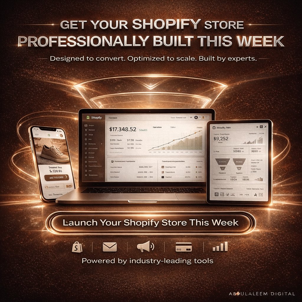 easyaleem's tweet photo. Your Shopify store isn’t just a website
it’s your conversion engine.
If it were professionally built this week,
would your sales look different?

Reply BUILD or DM me.
#BreakingNews #Trending #Breakout #updates #Marketing #virals #BarışBaktaş #Christmas #Dhurandar #EpsteinFiles https://t.co/G30e5xNtkV