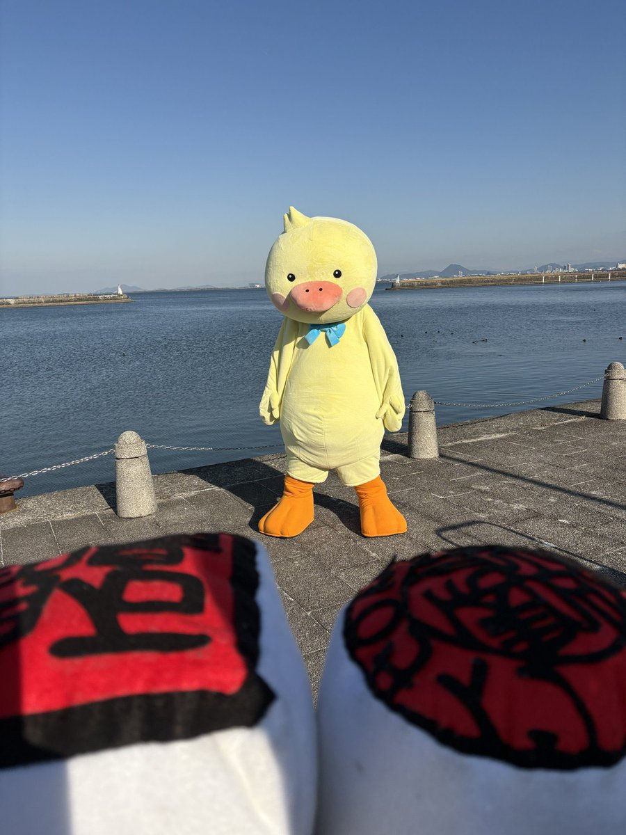 仕事納め前、「待ち合わせ、琵琶湖です！」って言われて行ったら、担当