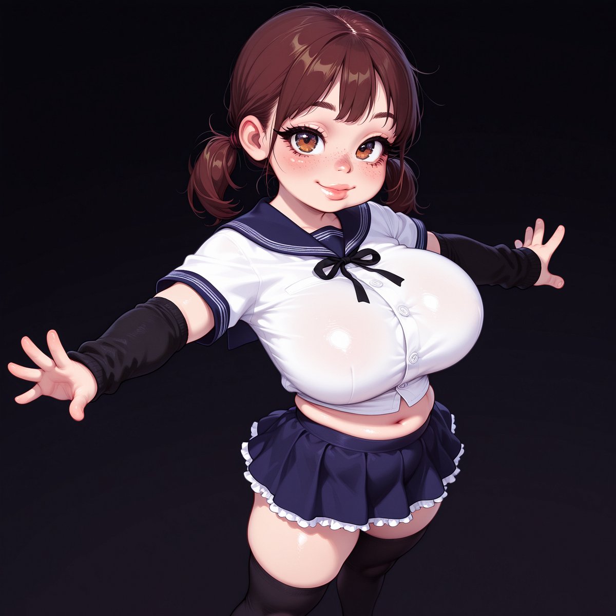 School's starting~
#ai #girl #anime