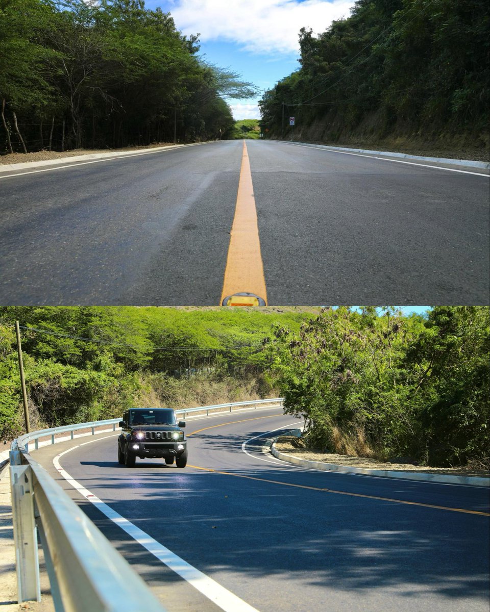 El presidente <a href="/LuisAbinader/">Luis Abinader</a> encabezó el acto de inauguración de 48.49 kilómetros de carreteras y calles en distintos municipios de la Sierra de Santiago.

🔗 Amplía en prensadelpresidente.gob.do