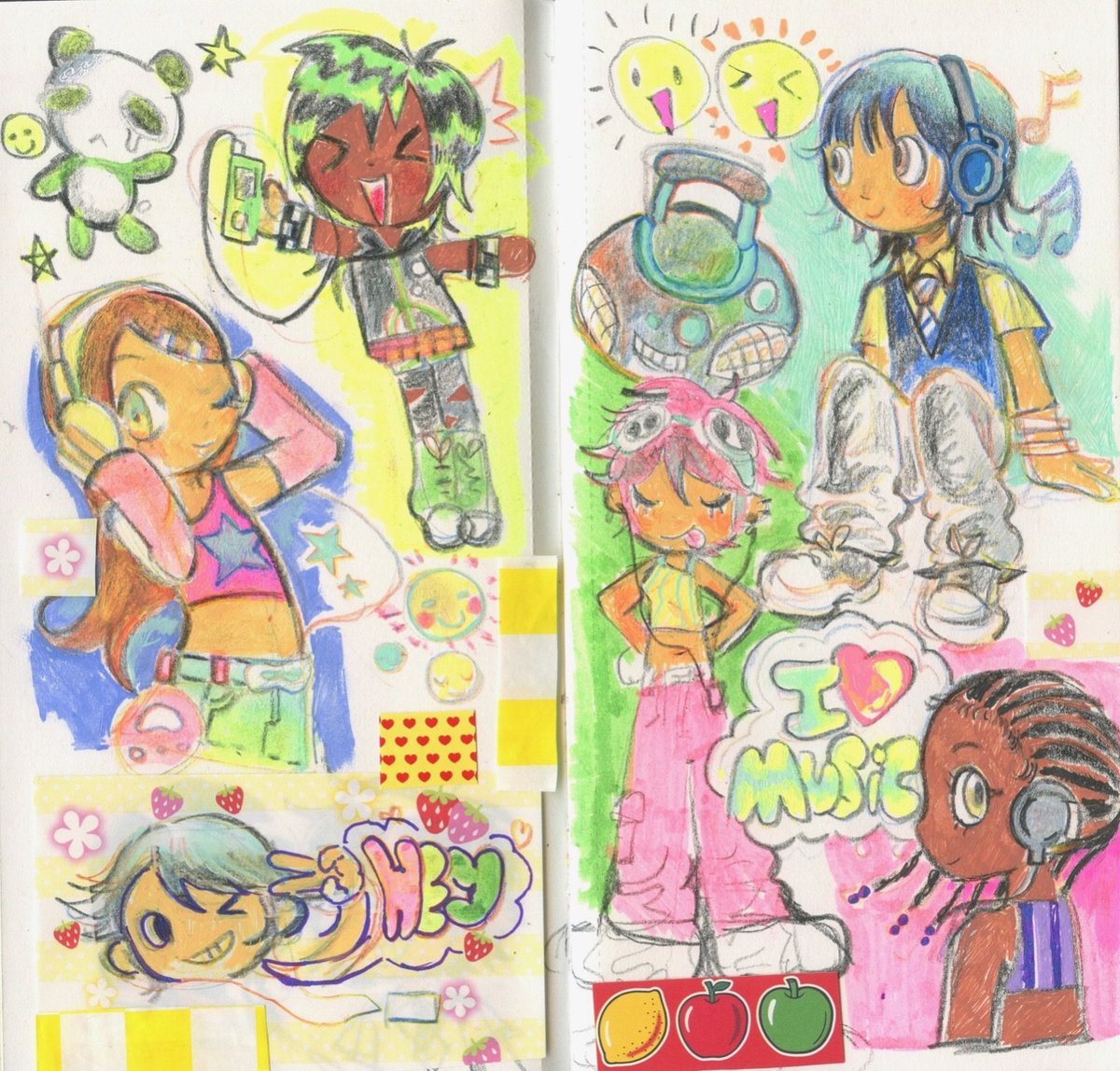 KOTOYOYOS's tweet image. a page out of my sketchbook 😊