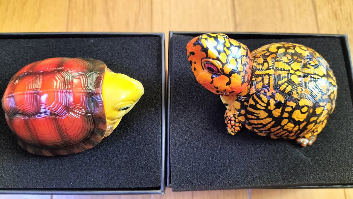 おはようございます🙇

BO運営スタッフ、出店者の皆様お疲れ様でした。
私もしれっと行かせていただきご挨拶させていただいた皆様にはお忙しい中にお邪魔してしまい申し訳ありませんでした。
お迎えは<a href="/DokutokageLover/">ドクトカゲラヴァー</a> さんからマツカサヤモリ。
<a href="/animal2023jp/">動物の惑星〜アニマルプラネット</a> さんからフュギュアです。

別血統ゲット