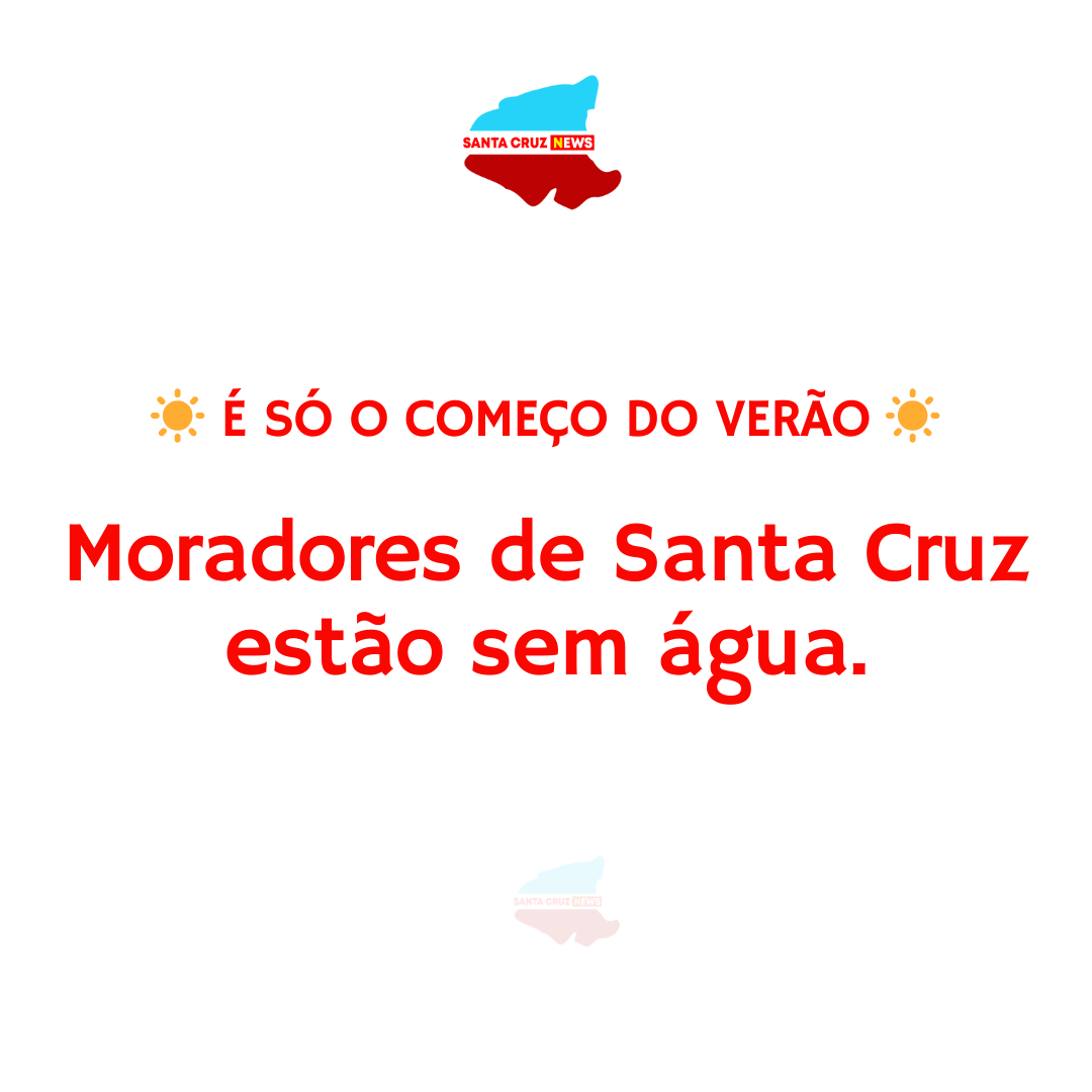 santacruznewsrj's tweet photo. 🚱 FALTA D’ÁGUA EM SANTA CRUZ

Siga nosso Instagram: https://t.co/EX1poMXWeu

Moradores de Santa Cruz relatam falta de água em diversos pontos do bairro neste Domingo (21). 

#SantaCruz #SantaCruzRJ #ZonaOeste #FaltaDAgua #Cedae #UtilidadePublica #SantaCruzNews https://t.co/VenecrEQLg