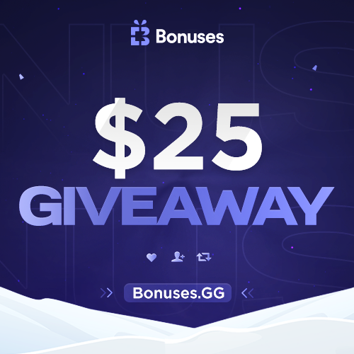 BonusesdotGG's tweet image. 🎄 $25.00 Giveaway 🎄

To Enter:
- Follow @BonusesdotGG
- Retweet &amp;amp; Tag a Friend

Good Luck. A winner will be announced in 24 Hours ⏰