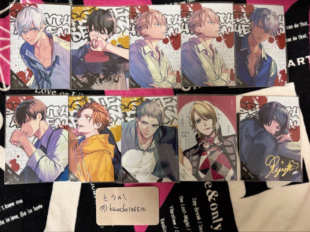 Bプロ　Handsome King　特典　ブロマイド　箔押しサイン入り　金城 B-project handsome king 特典ブロマイド 箔押し 金城剛士 Bプロ