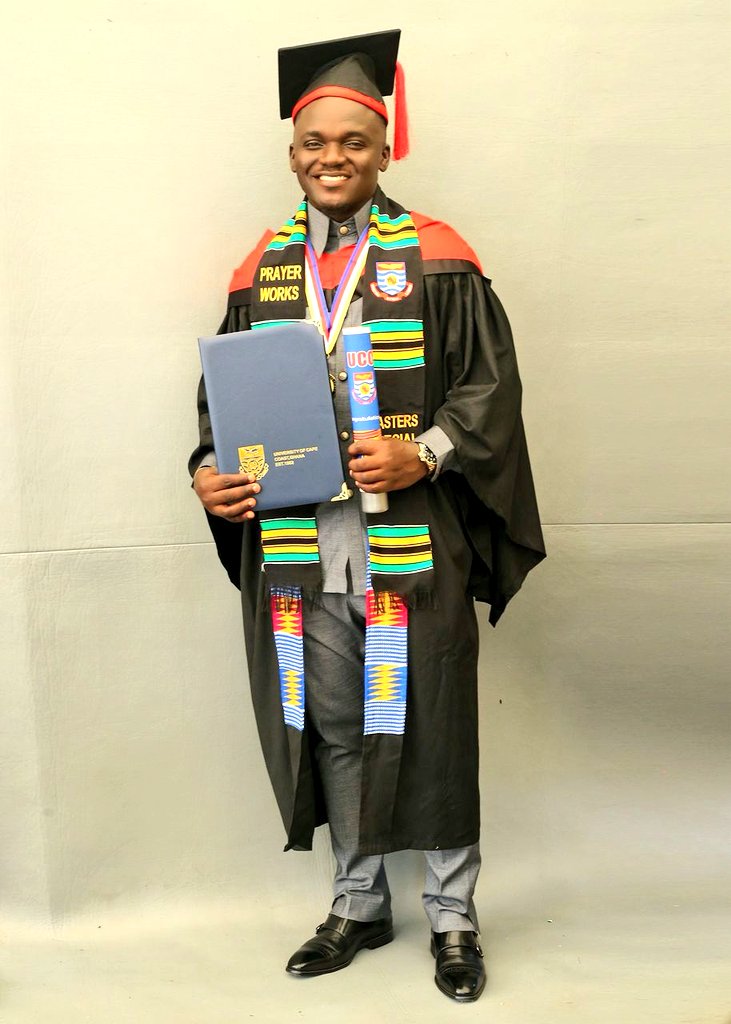 Phrimpongsongs's tweet image. THANKFUL TO GOD FOREVER👨‍🎓🎓📚
Master of Special Education 🎊💐
Officially Bagged, Sealed and Upgraded from 🇬🇭 001 University.

Lets get back to serving some New Music 🎶 💓🔥🔥