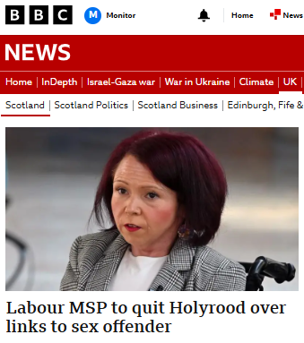 BBC Scotland closed this story down. No reporter was assigned to pursue it. Anas Sarwar faced no questions despite a whistleblower claiming to have informed Scottish Labour nearly a month before the Daily Record exposed it. Why hasn't Duncan-Glancy been suspended by Labour?