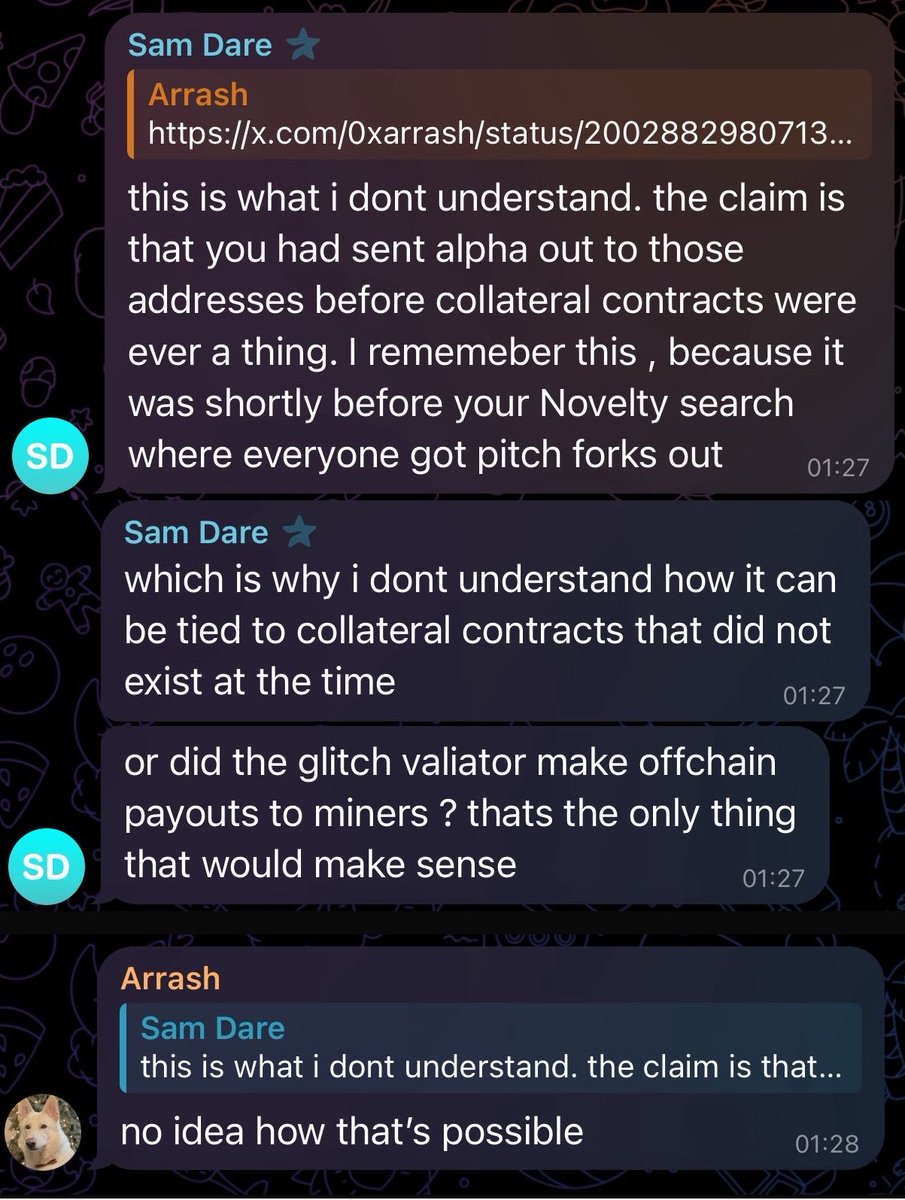 InspectorSubnet's tweet image. Is not just about ALPHA going from the miners to the validator sir. 

But also about Validator transfering to the miner.   

Also look how he responds at questions:  "now idea how that's possible". But he can say that the investigation is awfull. lol  

SHARE THIS! $TAO…