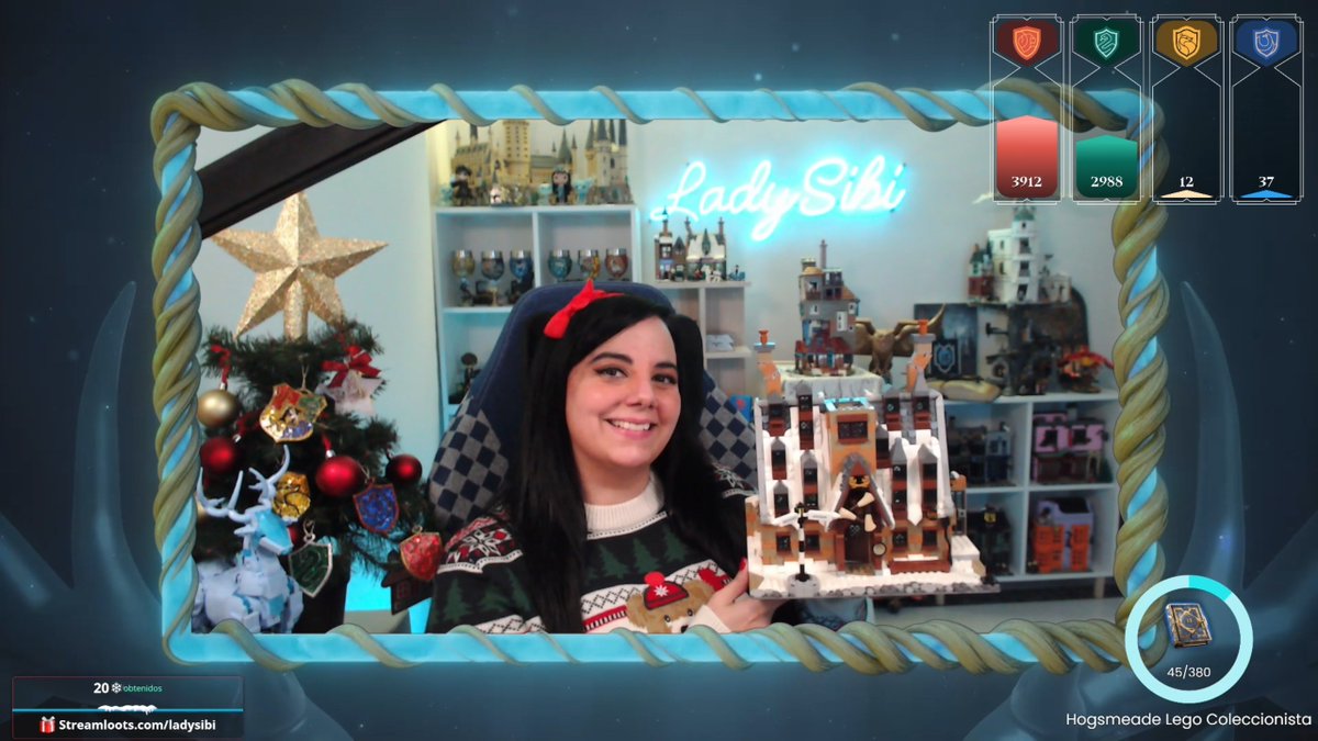🔴STREAM ON💜
#CalendarioDeAdviento 🗓 ❄Días 20y21☃ Montando #LEGO 🧱: #Hogsmeade 🏘 y Concurso🎁de #HarryPotter ⚡❗Calendario

Te espero para verlo en directo👀en:

Twitch 💜 twitch.tv/LadySibi 💜
Youtube ❤ youtube.com/@LadySibiHogwa… ❤
TikTok 🖤 tiktok.com/@ladysibistrea… 🖤