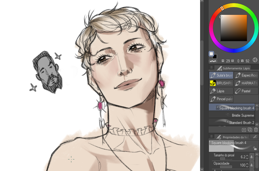 Só o Tuco sabia colocar um sorriso naquele rostinho... 
Te amo Lena, termino esse desenho aq em breve
#HEXATOMBE #hexatombefanart #OrdemParanormal