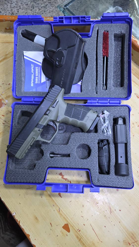 سار 9 زيتي شبه الجديد 
وبسعرر5600 سعودي نهايه من الاخير

يوجد توصيل للجميع المحافظات

احمدالسلطان لجميع انواع السلاح ومستلزماتة :
للطلب والاستفسار 
774178833
715178833
737178833