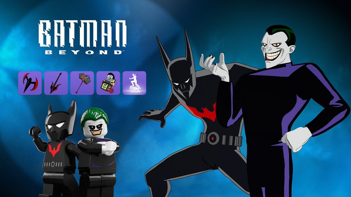 UniversoDCnauta's tweet image. 🚨EITA

Itens do Batman do Futuro no #Fortnite.

As skins estarão disponíveis HOJE.