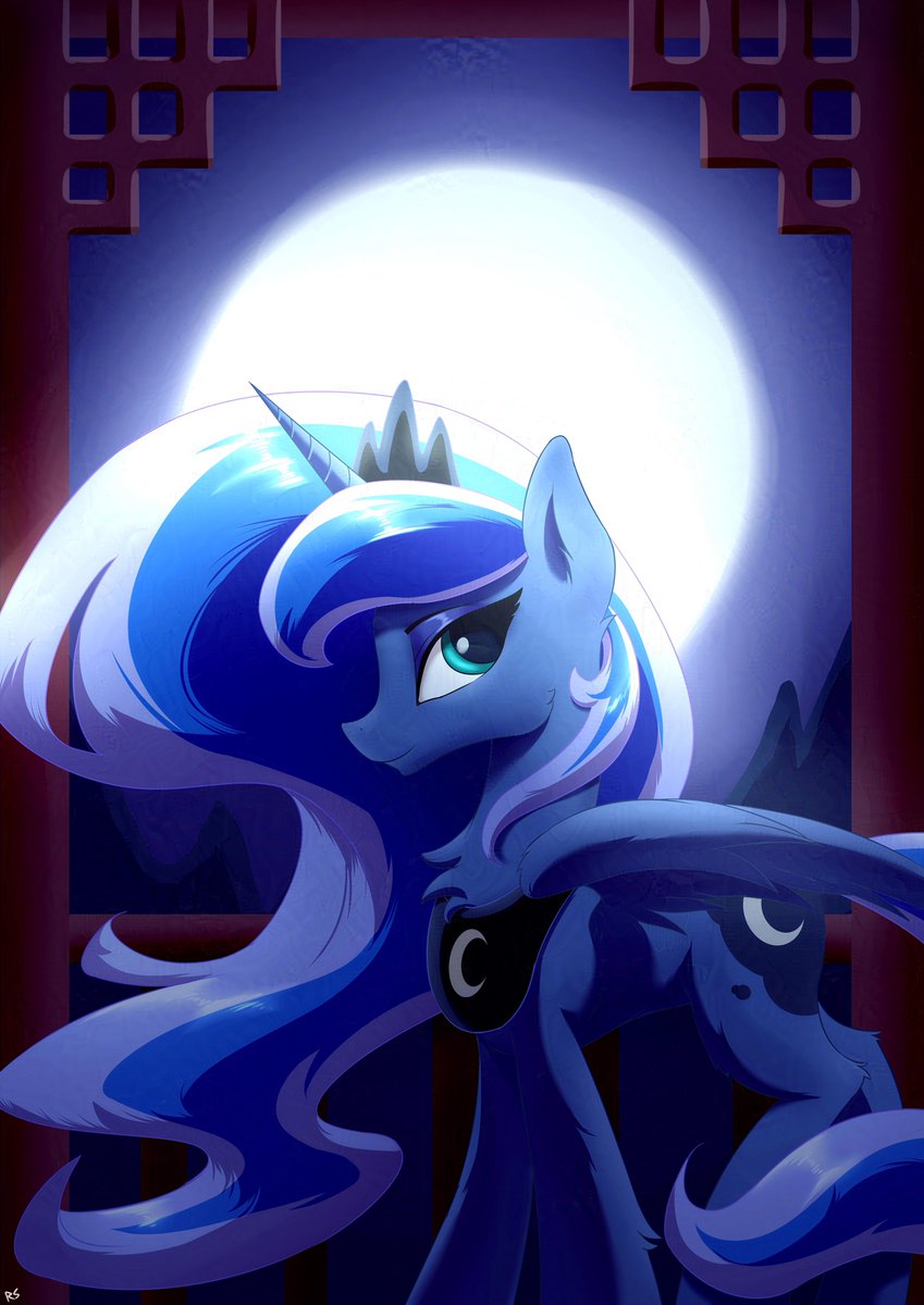 Welcome to the longest night of the year! From here on out we get a little bit more daylight every day so let's give Luna's long night some love.
Artwork is by Richard-Skip!
deviantart.com/richard-skip/a…