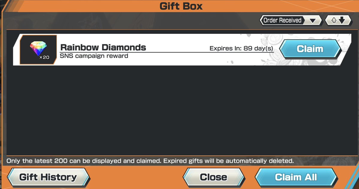 ٢٠ جوهره هدية لجميع اللاعبين 
موجوده بصندوق الهدايا 🎁

ملاحظة🔻
لو ماجاتك .. قفل اللعبه وشغلها

رابط المتجر الافضل كلاو وكود الخصم OPA10 يخصم لكم ١٠% 🫡🔥 claw-bounty.com