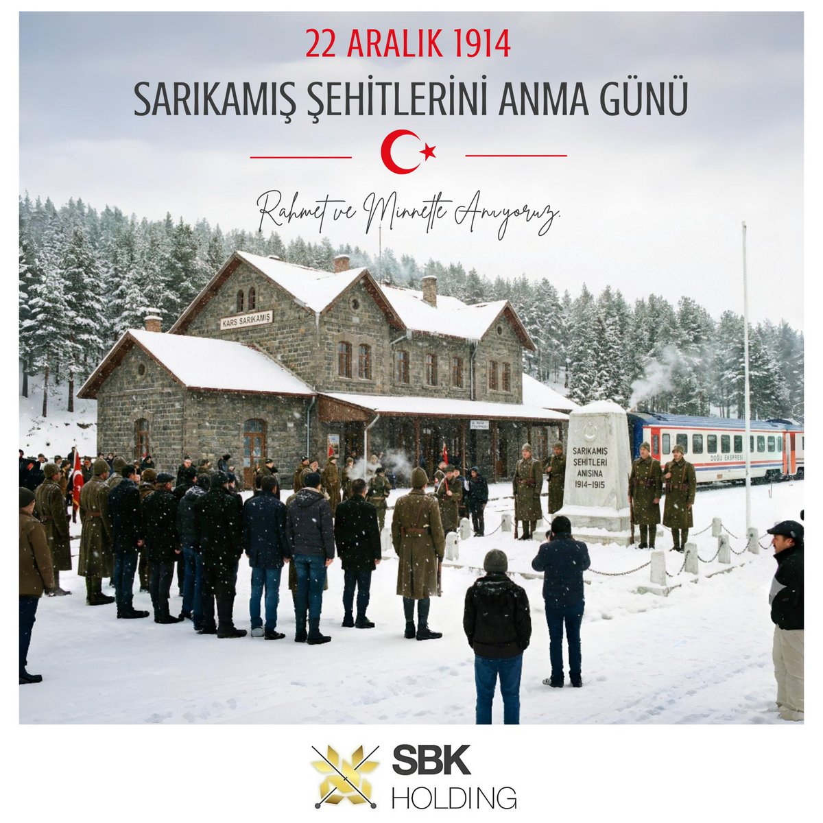 Beyaz hüzün Sarıkamış... Şehadetlerinin 111. yılında aziz kahramanlarımızı rahmet, minnet ve dua ile anıyoruz. Ruhları şad olsun.

#sarıkamış #kars