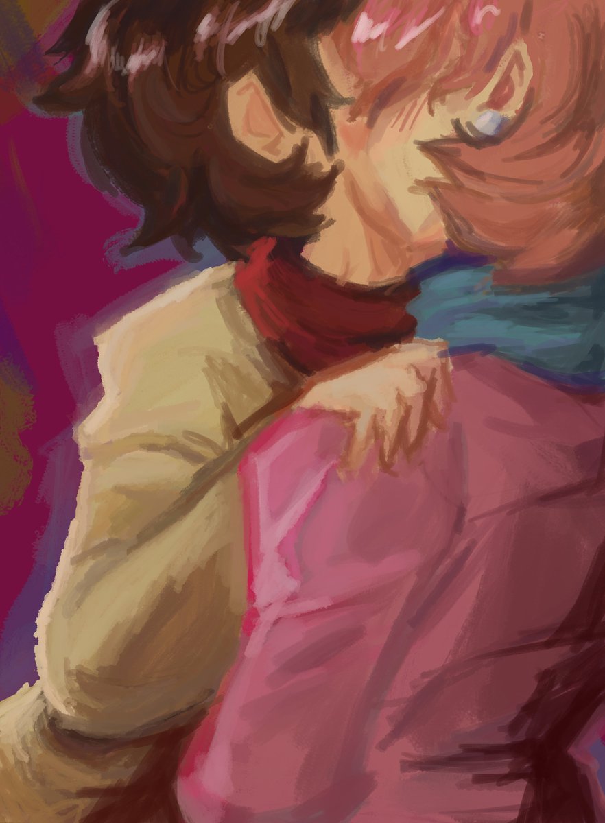 yukahamyuri's tweet image. smooch an smooch in the purple void